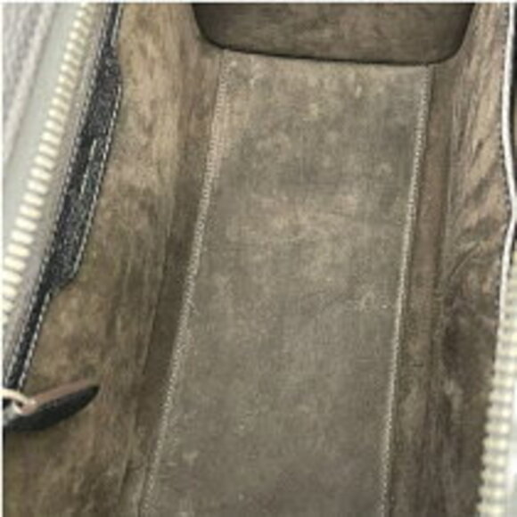 Celine Luggage Shopper black drummed calfskin - Picture 5 of 11